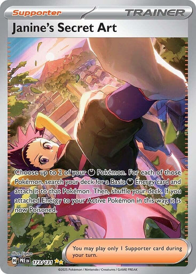 Image for Janine's Secret Art (SV: Prismatic Evolutions) (173/131) - Pokemon