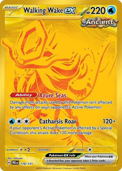 Image for Walking Wake ex (SV: Prismatic Evolutions) (178/131) - Pokemon
