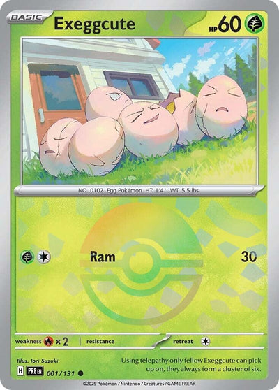 Image for Exeggcute (Poke Ball Pattern) (SV: Prismatic Evolutions) (001/131) - Pokemon