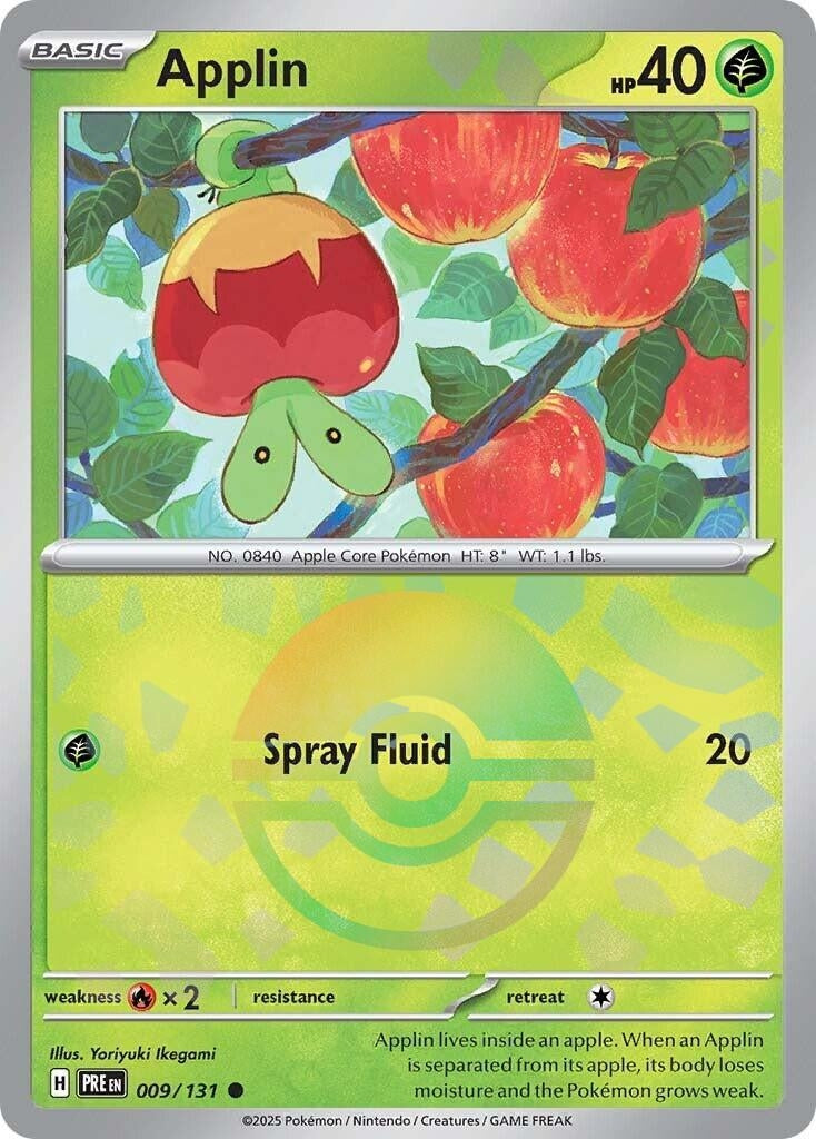 Image for Applin (Poke Ball Pattern) (SV: Prismatic Evolutions) (009/131) - Pokemon