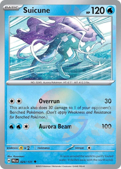 Image for Suicune (Poke Ball Pattern) (SV: Prismatic Evolutions) (024/131) - Pokemon