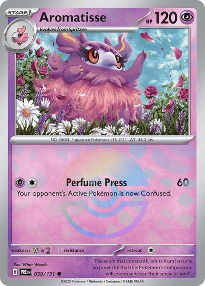 Image for Aromatisse (Poke Ball Pattern) (SV: Prismatic Evolutions) (039/131) - Pokemon
