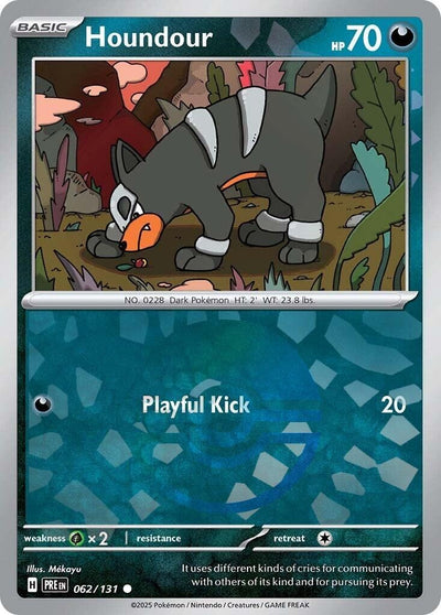 Image for Houndour (Poke Ball Pattern) (SV: Prismatic Evolutions) (062/131) - Pokemon