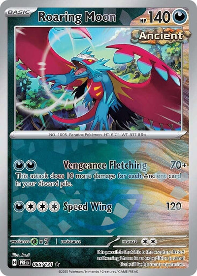 Image for Roaring Moon (Poke Ball Pattern) (SV: Prismatic Evolutions) (065/131) - Pokemon