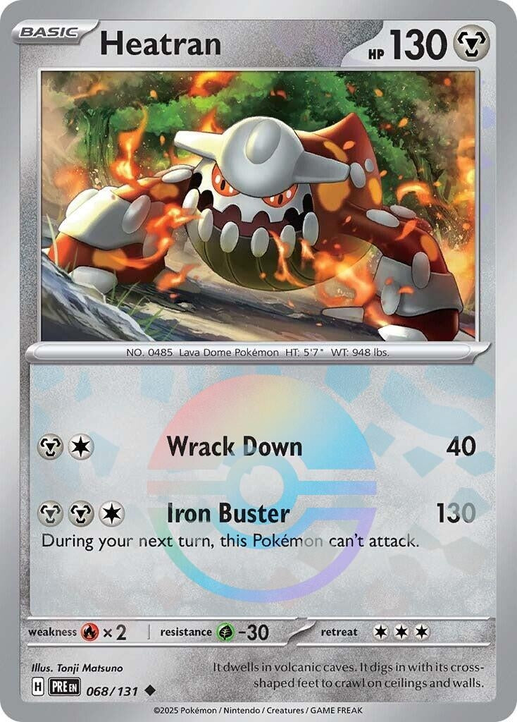 Image for Heatran (Poke Ball Pattern) (SV: Prismatic Evolutions) (068/131) - Pokemon