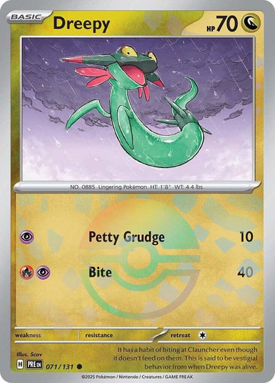 Image for Dreepy (Poke Ball Pattern) (SV: Prismatic Evolutions) (071/131) - Pokemon