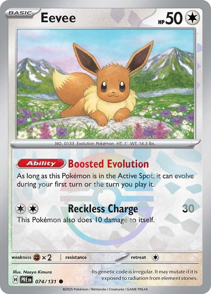 Image for Eevee (Poke Ball Pattern) (SV: Prismatic Evolutions) (074/131) - Pokemon