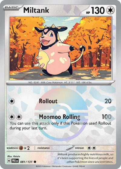 Image for Miltank (Poke Ball Pattern) (SV: Prismatic Evolutions) (081/131) - Pokemon