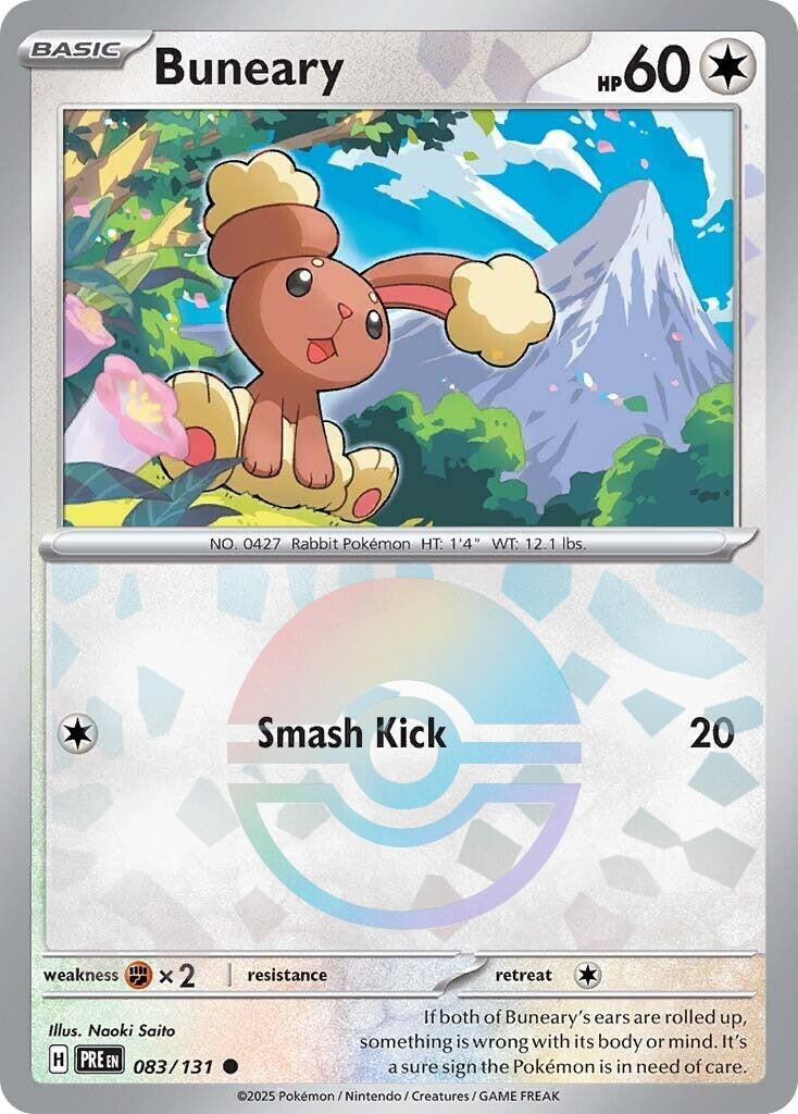 Image for Buneary (Poke Ball Pattern) (SV: Prismatic Evolutions) (083/131) - Pokemon