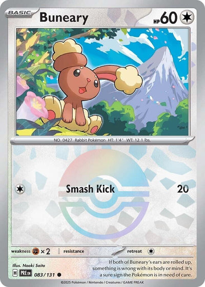 Image for Buneary (Poke Ball Pattern) (SV: Prismatic Evolutions) (083/131) - Pokemon