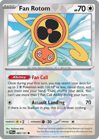 Image for Fan Rotom (Poke Ball Pattern) (SV: Prismatic Evolutions) (085/131) - Pokemon