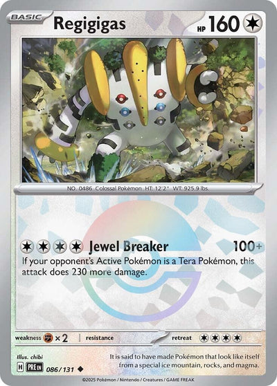 Image for Regigigas (Poke Ball Pattern) (SV: Prismatic Evolutions) (086/131) - Pokemon