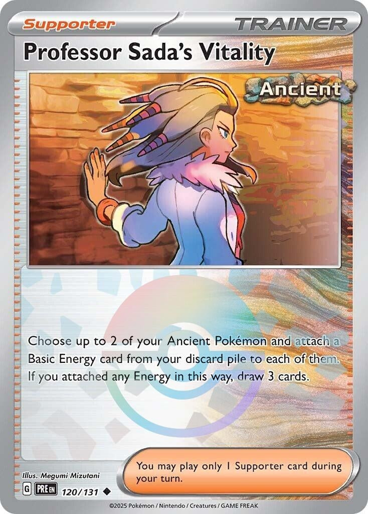 Image for Professor Sada's Vitality (Poke Ball Pattern) (SV: Prismatic Evolutions) (120/131) - Pokemon