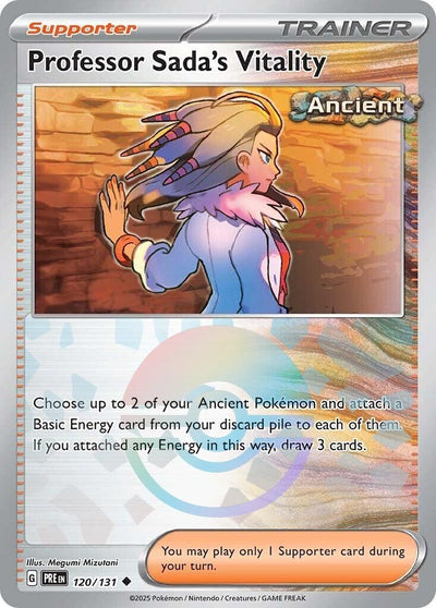 Image for Professor Sada's Vitality (Poke Ball Pattern) (SV: Prismatic Evolutions) (120/131) - Pokemon