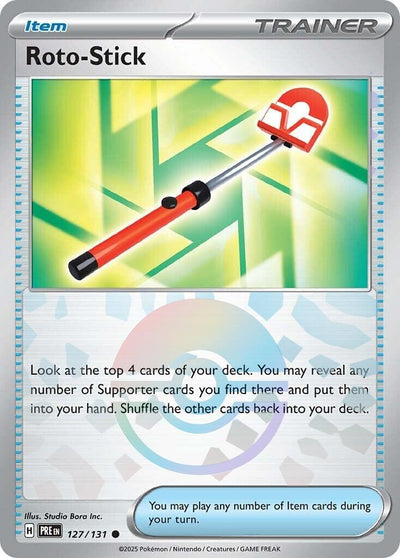 Image for Roto-Stick (Poke Ball Pattern) (SV: Prismatic Evolutions) (127/131) - Pokemon