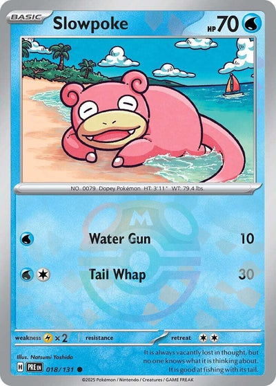Image for Slowpoke (Master Ball Pattern) (SV: Prismatic Evolutions) (018/131) - Pokemon