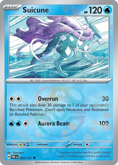 Image for Suicune (Master Ball Pattern) (SV: Prismatic Evolutions) (024/131) - Pokemon