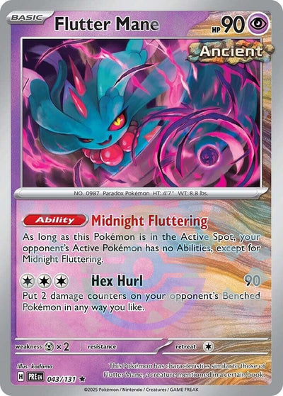 Image for Flutter Mane (Master Ball Pattern) (SV: Prismatic Evolutions) (043/131) - Pokemon