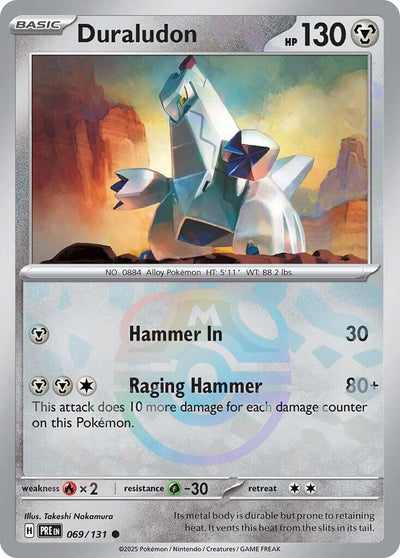 Image for Duraludon (Master Ball Pattern) (SV: Prismatic Evolutions) (069/131) - Pokemon