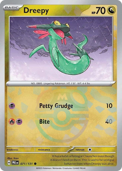Image for Dreepy (Master Ball Pattern) (SV: Prismatic Evolutions) (071/131) - Pokemon