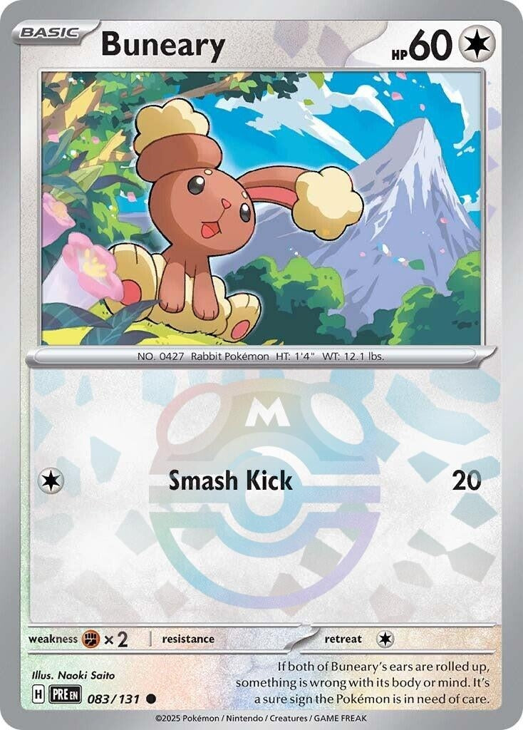 Image for Buneary (Master Ball Pattern) (SV: Prismatic Evolutions) (083/131) - Pokemon