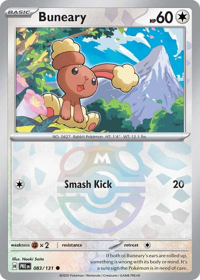 Image for Buneary (Master Ball Pattern) (SV: Prismatic Evolutions) (083/131) - Pokemon