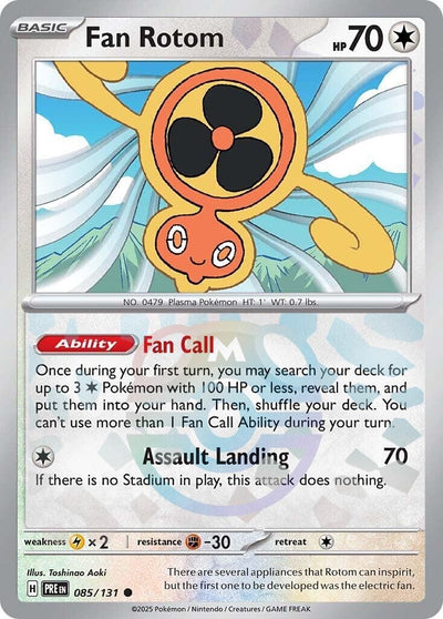 Image for Fan Rotom (Master Ball Pattern) (SV: Prismatic Evolutions) (085/131) - Pokemon