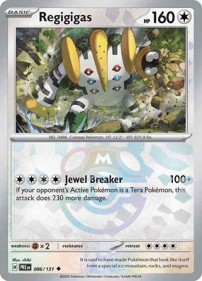 Image for Regigigas (Master Ball Pattern) (SV: Prismatic Evolutions) (086/131) - Pokemon