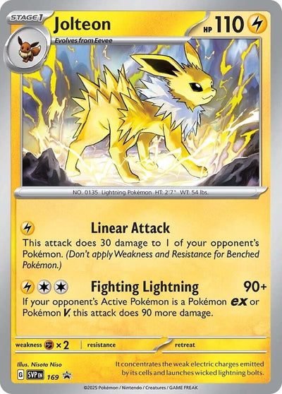 Image for Jolteon - 169 (SV: Scarlet & Violet Promo Cards) (169) - Pokemon