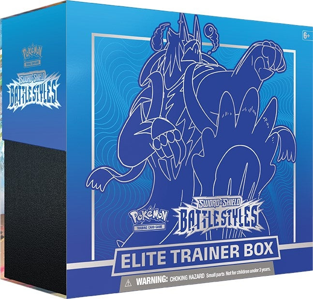 Battle Styles Elite Trainer Box [Rapid Strike Urshifu] (Blue) (SWSH05)