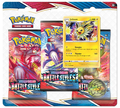 Battle Styles 3 Pack Blister [Jolteon] (SWSH05)