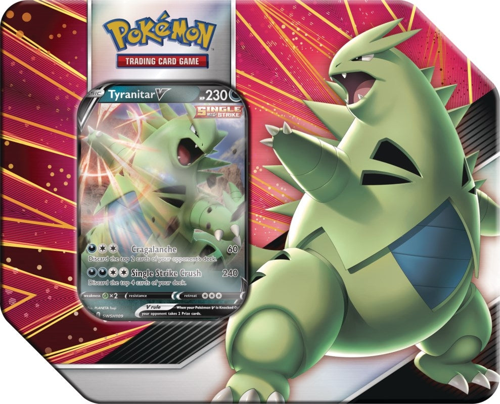 V Strikers Tin [Tyranitar V] (SWSH05)
