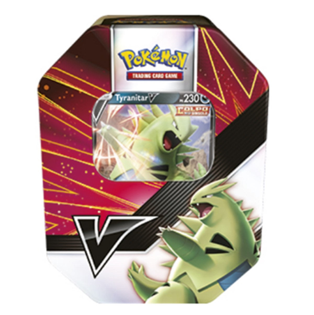 V Strikers Tin [Tyranitar V] (International Version) (SWSH05)