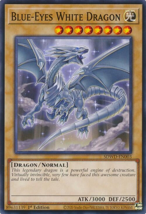 Image for Blue-Eyes White Dragon (SDWD-EN003) (Structure Deck: Blue-Eyes White Destiny) (SDWD-EN003) - YuGiOh