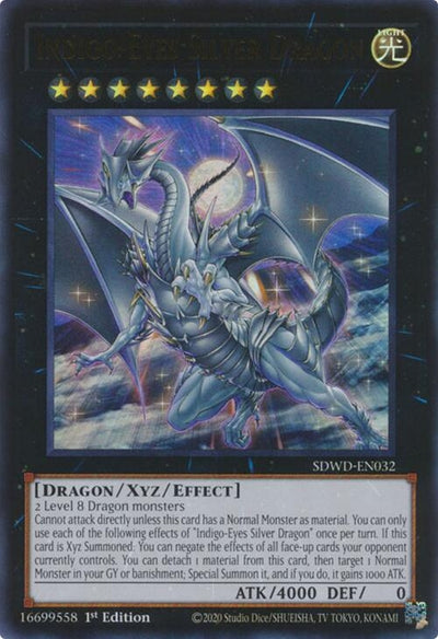 Image for Indigo-Eyes Silver Dragon (Structure Deck: Blue-Eyes White Destiny) (SDWD-EN032) - YuGiOh