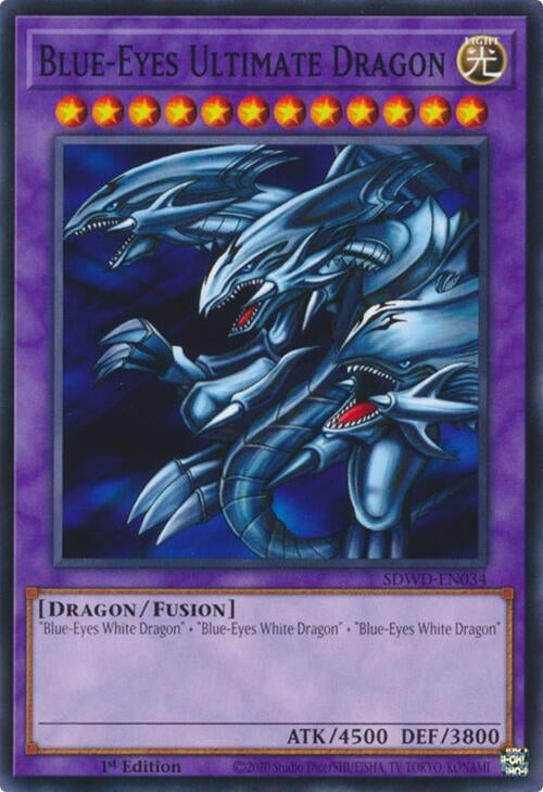 Image for Blue-Eyes Ultimate Dragon (Structure Deck: Blue-Eyes White Destiny) (SDWD-EN034) - YuGiOh