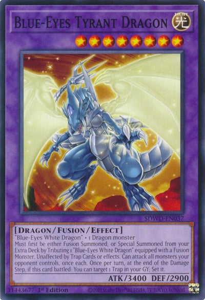 Image for Blue-Eyes Tyrant Dragon (Structure Deck: Blue-Eyes White Destiny) (SDWD-EN037) - YuGiOh