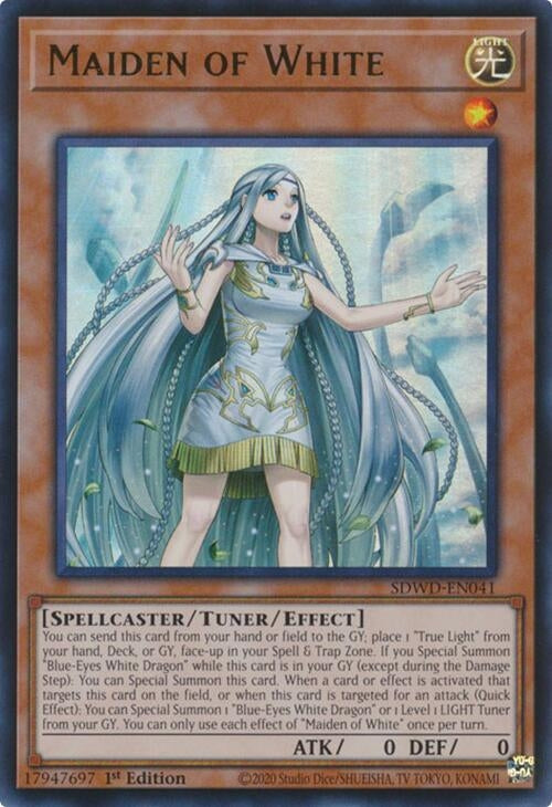 Image for Maiden of White (Structure Deck: Blue-Eyes White Destiny) (SDWD-EN041) - YuGiOh