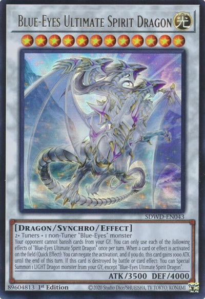 Image for Blue-Eyes Ultimate Spirit Dragon (Structure Deck: Blue-Eyes White Destiny) (SDWD-EN043) - YuGiOh