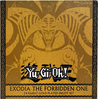 Image for 24k Gold Plated Ingot Set - Exodia The Forbidden One (Limited Edition) [Miscellaneous Promotional Cards]
