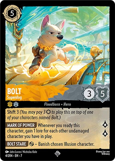 Image for Bolt - Superdog (Archazia's Island) (4/204) - Disney Lorcana