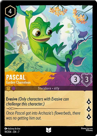 Image for Pascal - Garden Chameleon (Archazia's Island) (19/204) - Disney Lorcana