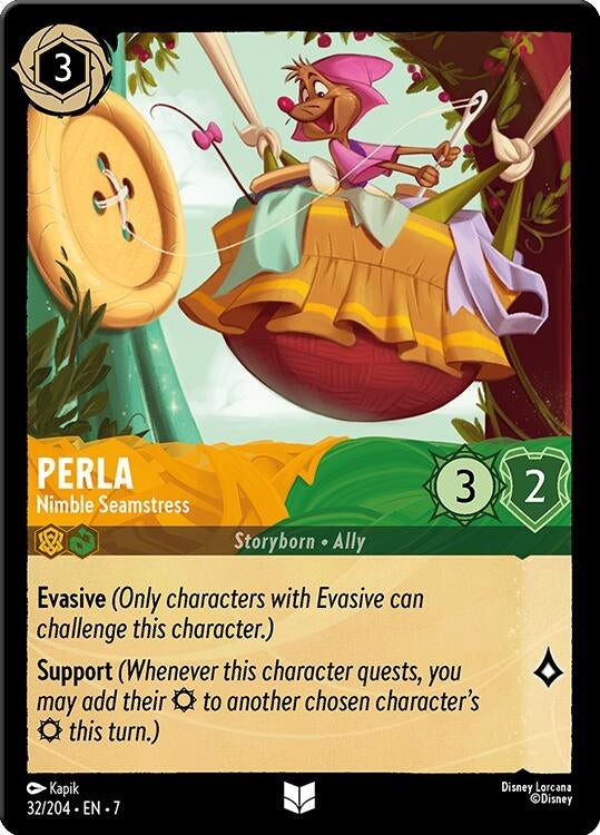 Image for Perla - Nimble Seamstress (Archazia's Island) (32/204) - Disney Lorcana