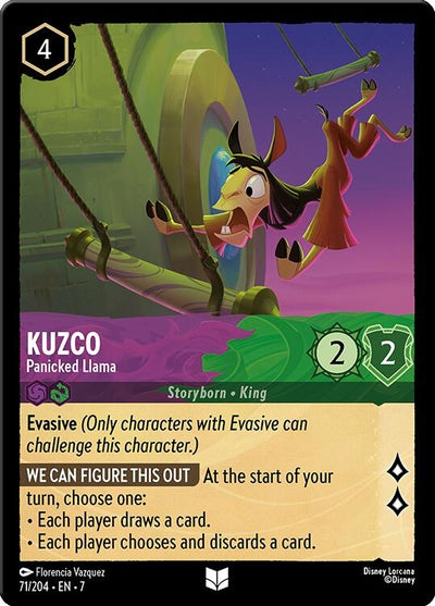 Image for Kuzco - Panicked Llama (Archazia's Island) (71/204) - Disney Lorcana