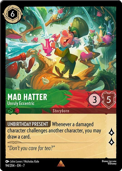 Image for Mad Hatter - Unruly Eccentric (Archazia's Island) (94/204) - Disney Lorcana
