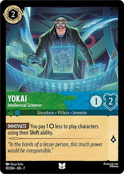 Image for Yokai - Intellectual Schemer (Archazia's Island) (97/204) - Disney Lorcana
