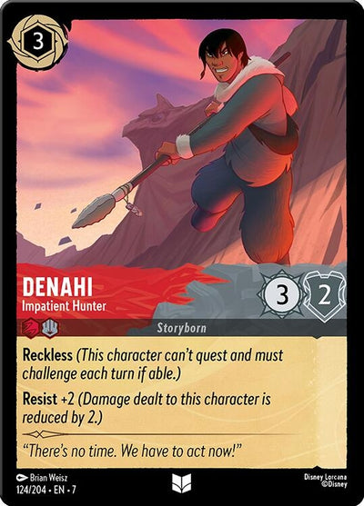 Image for Denahi - Impatient Hunter (Archazia's Island) (124/204) - Disney Lorcana