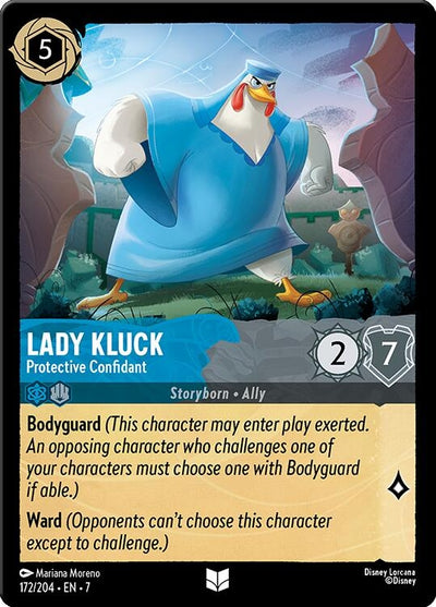 Image for Lady Kluck - Protective Confidant (Archazia's Island) (172/204) - Disney Lorcana