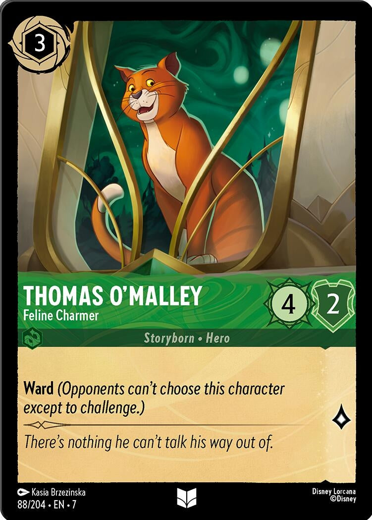 Image for Thomas O'Malley - Feline Charmer (Archazia's Island) (88/204) - Disney Lorcana