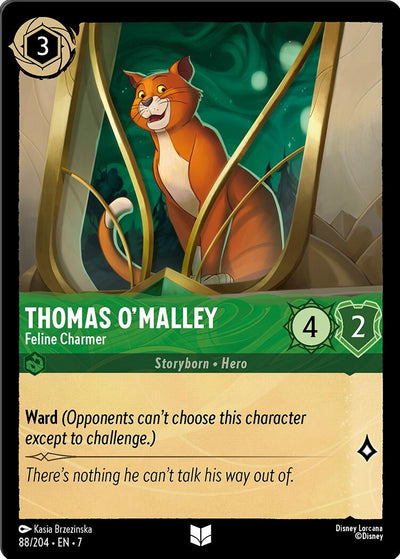 Image for Thomas O'Malley - Feline Charmer (Archazia's Island) (88/204) - Disney Lorcana